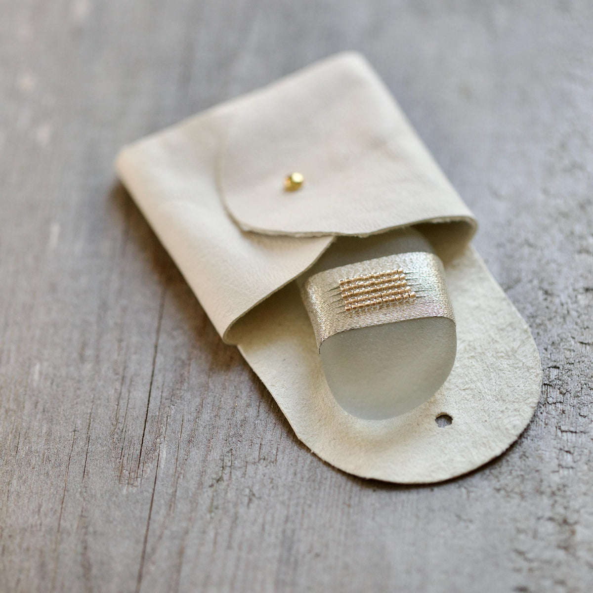 Pocket Gem - Sea Glass Keepsake Gift / Inspirational Token / Courage and Strength Memento