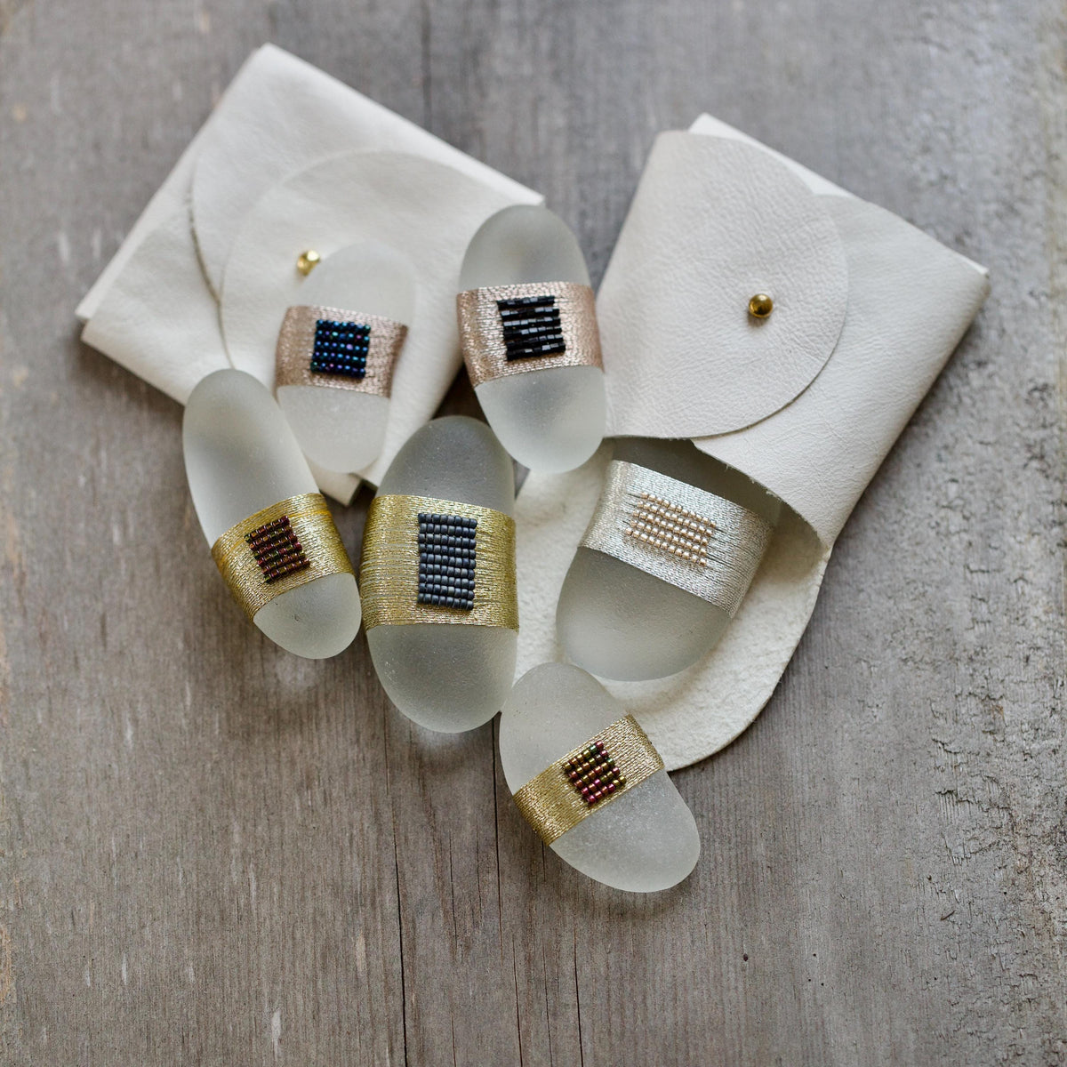 Pocket Gem - Sea Glass Keepsake Gift / Inspirational Token / Courage and Strength Memento