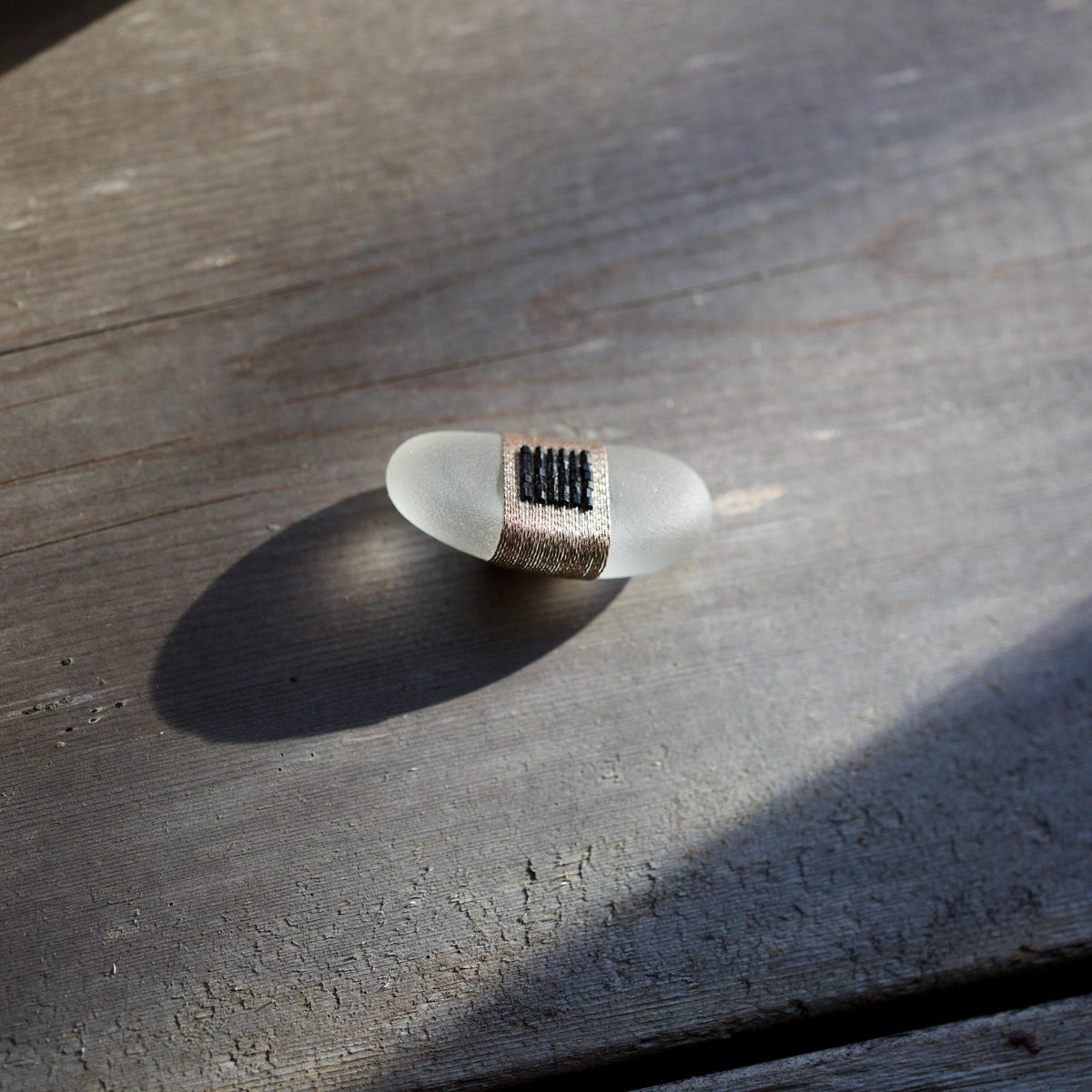 Pocket Gem - Sea Glass Keepsake Gift / Inspirational Token / Courage and Strength Memento