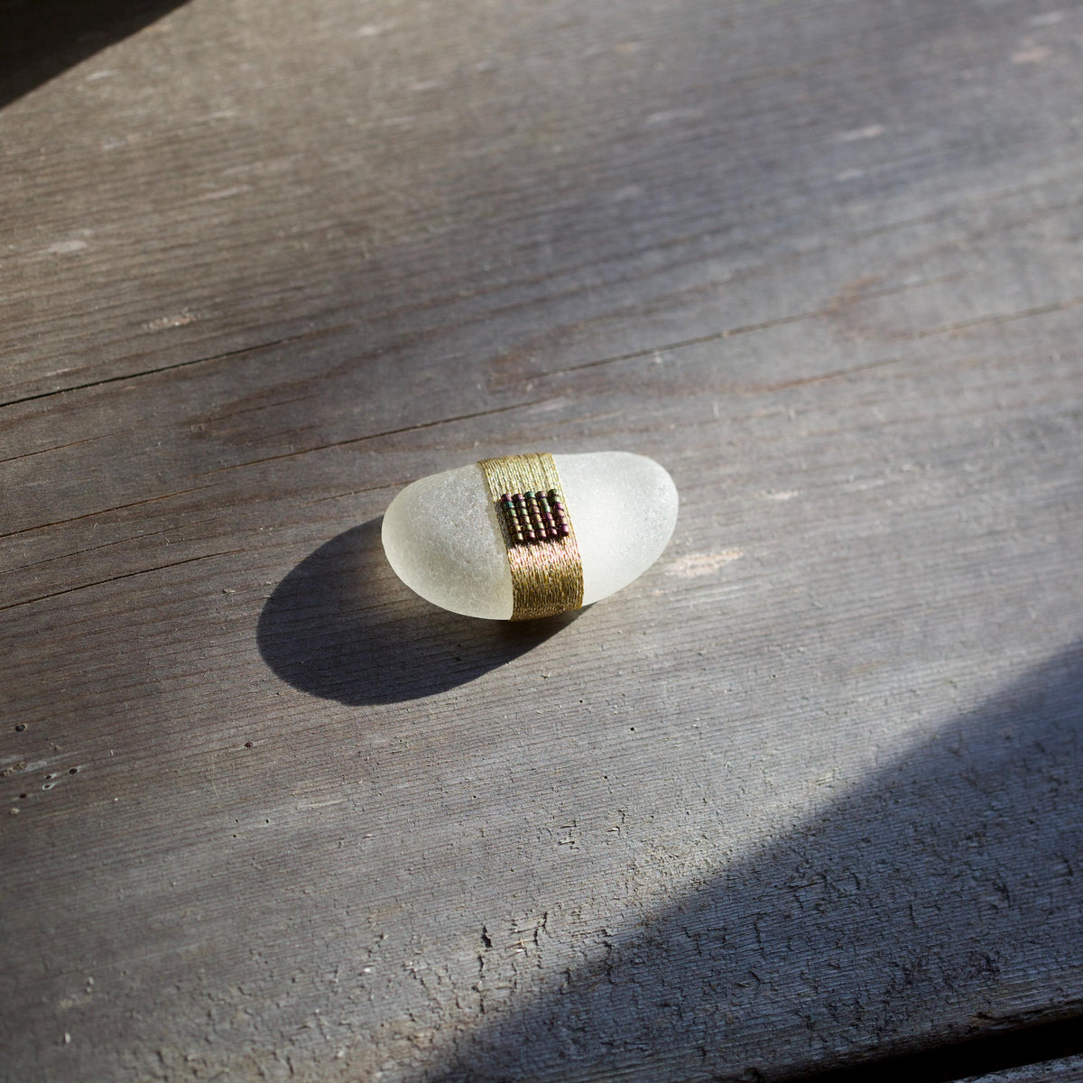 Pocket Gem - Sea Glass Keepsake Gift / Inspirational Token / Courage and Strength Memento