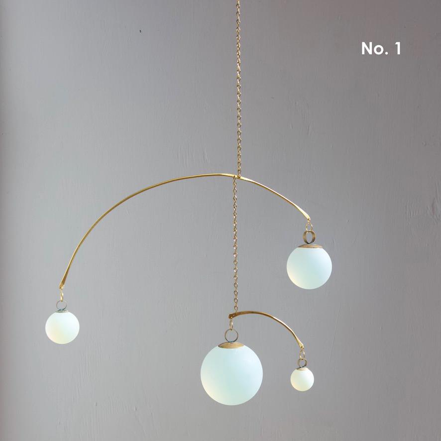 Opalite & Brass Kinetic Quattro Mobile