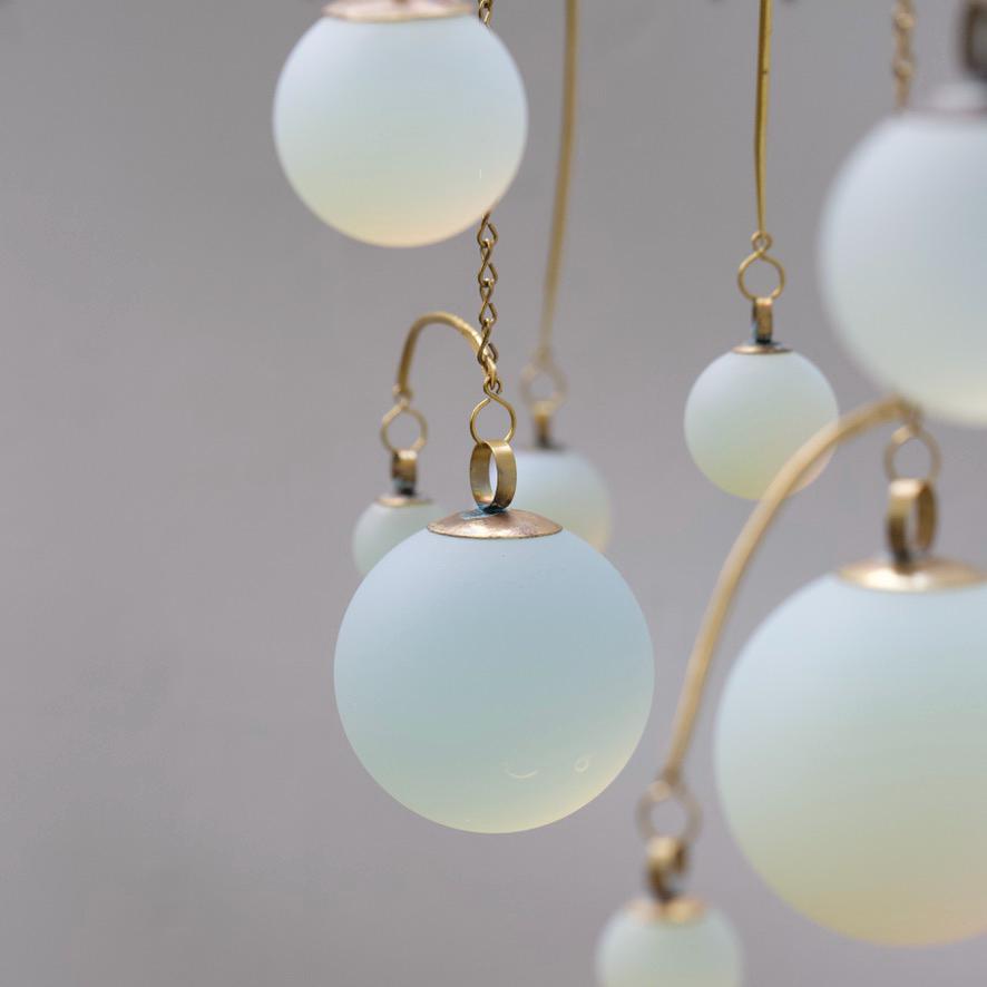 Opalite & Brass Kinetic Quattro Mobile