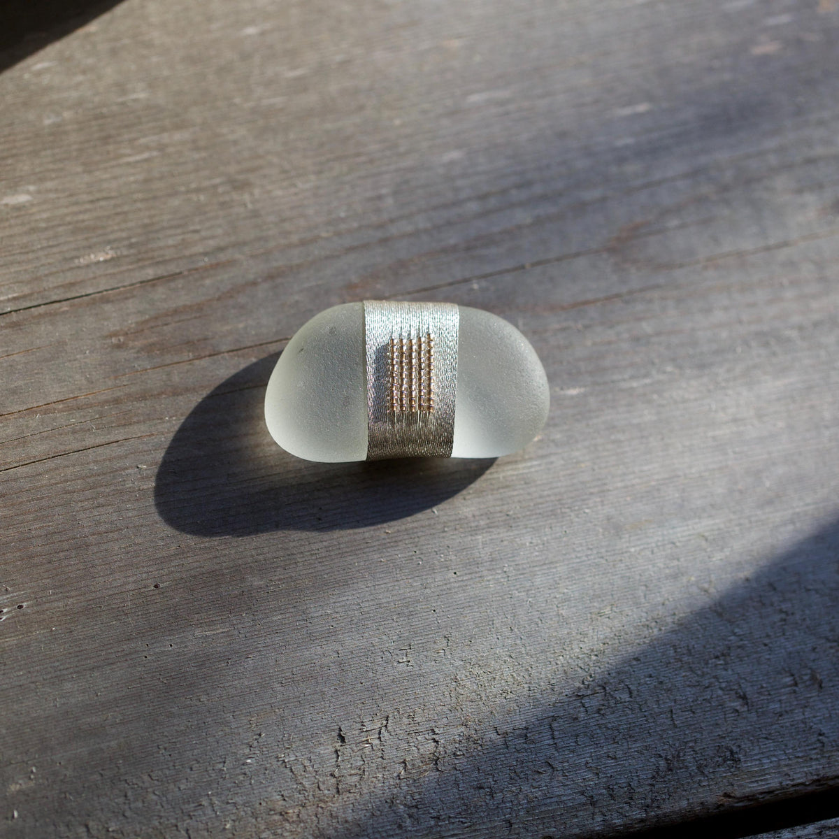 Pocket Gem - Sea Glass Keepsake Gift / Inspirational Token / Courage and Strength Memento