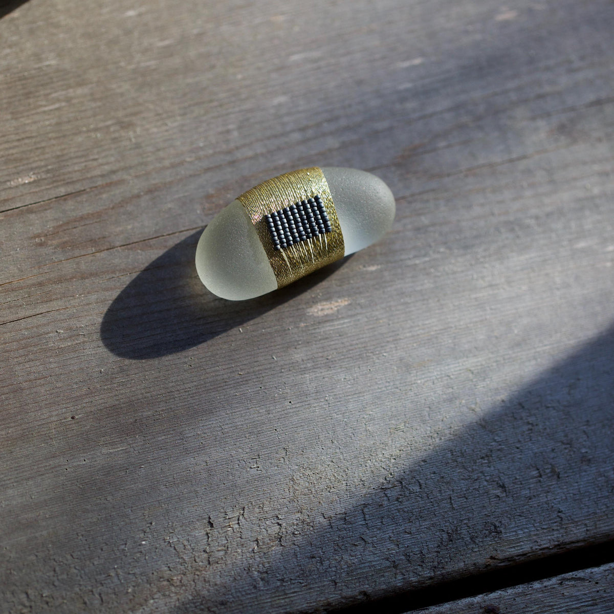 Pocket Gem - Sea Glass Keepsake Gift / Inspirational Token / Courage and Strength Memento