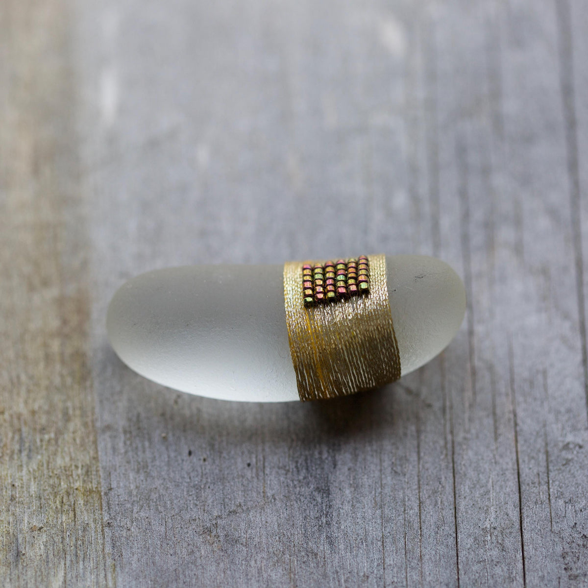 Pocket Gem - Sea Glass Keepsake Gift / Inspirational Token / Courage and Strength Memento
