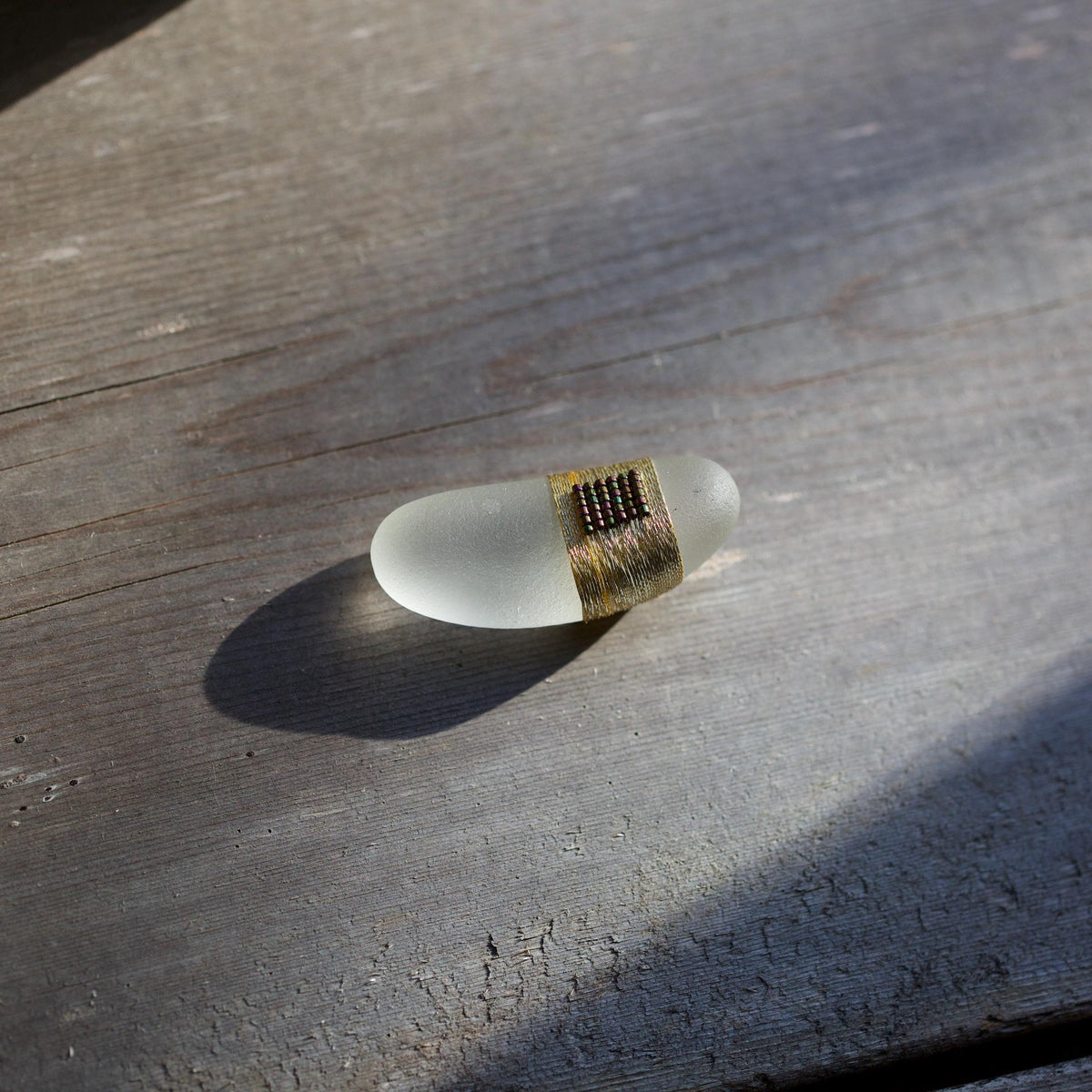 Pocket Gem - Sea Glass Keepsake Gift / Inspirational Token / Courage and Strength Memento