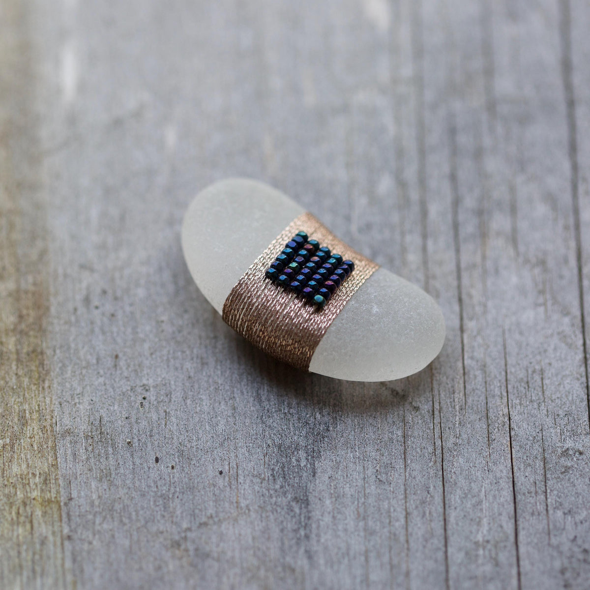 Pocket Gem - Sea Glass Keepsake Gift / Inspirational Token / Courage and Strength Memento