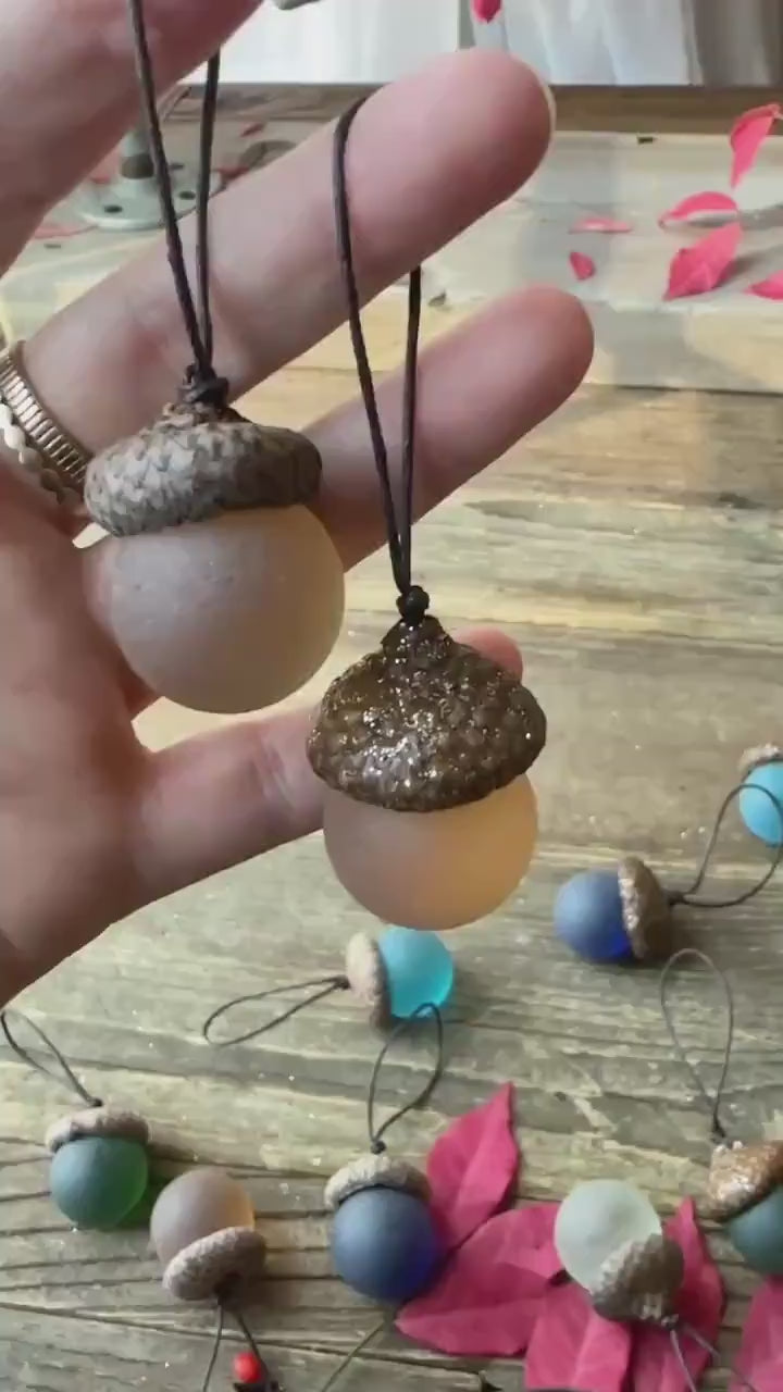 Glass Acorns - GLITTER Top