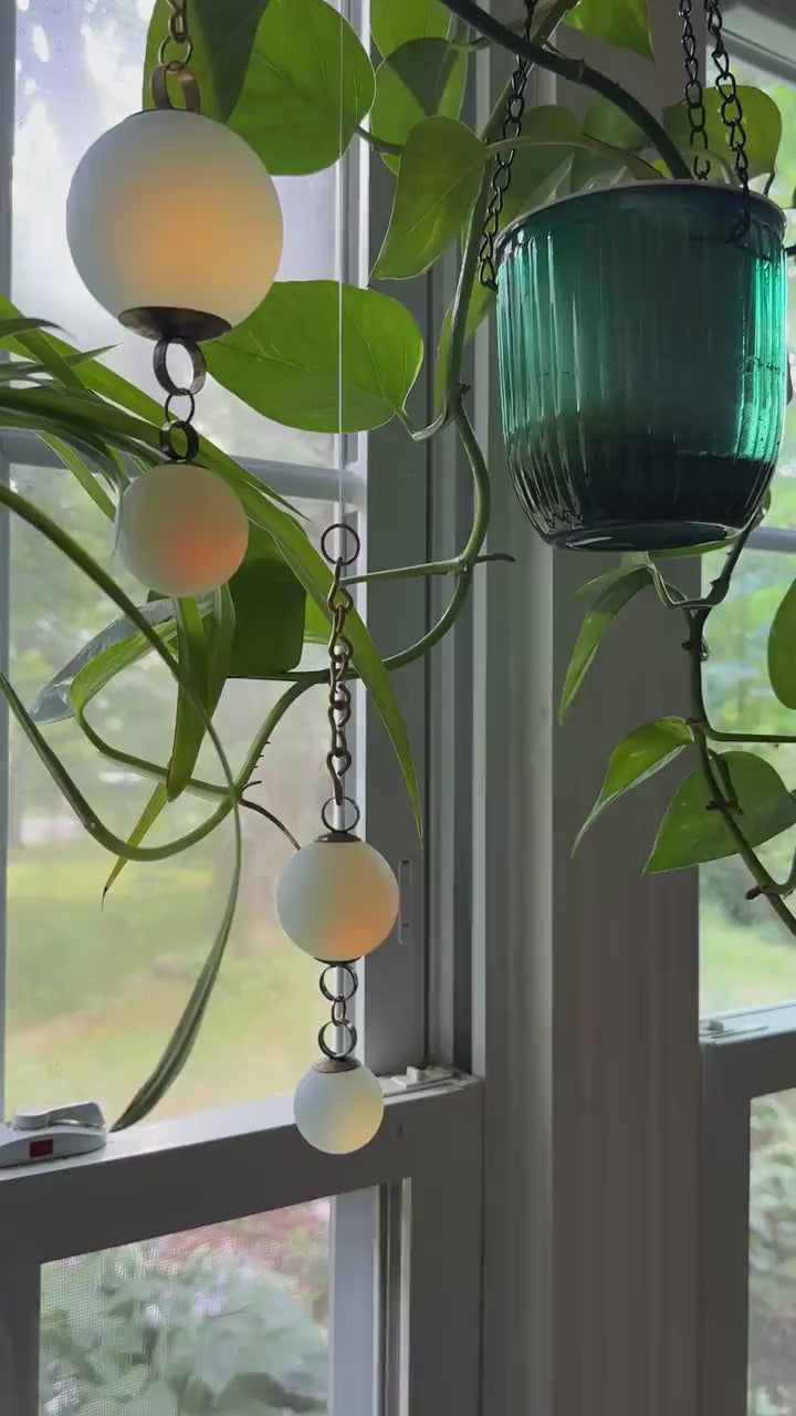 Glowing Opalite Suncatcher - Medium