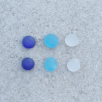 Glass Gem Magnets - Blue Skies