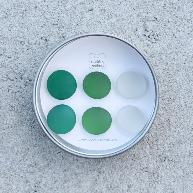 Glass Gem Magnets - Going Green