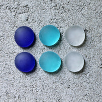 Glass Gem Magnets - Blue Skies