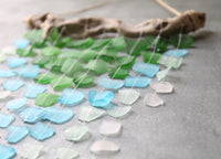 Sea Glass & Driftwood Mobile - Ocean Ombre