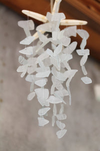 Sea Glass & Starfish Mobile - White - TheRubbishRevival